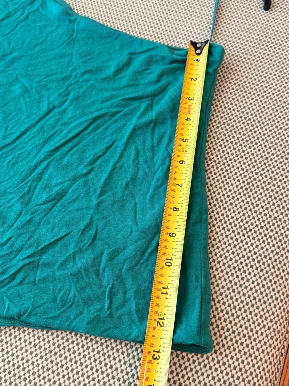 J. Crew One-Shoulder Modal Knit Top in Teal Green EUC #128
